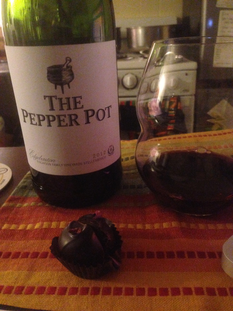 Pepper pot and truffle