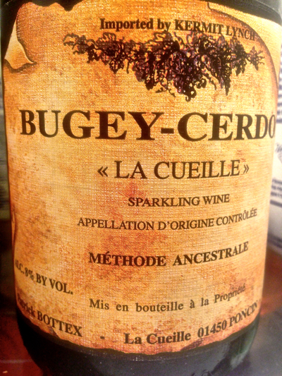 Bugey-Cerdon wine label