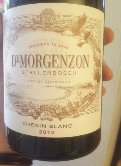 DeMorgenzon 2012 chenin