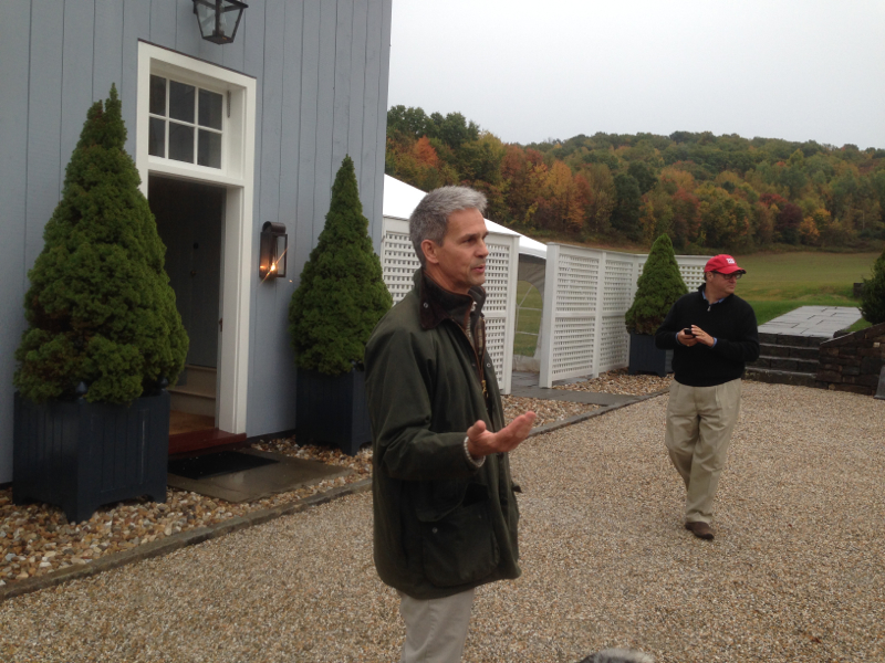 Hillrock distiller leads a tour