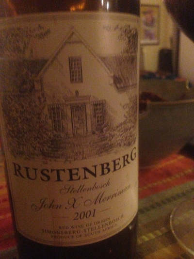 Rustenberg John X Merriman 2001