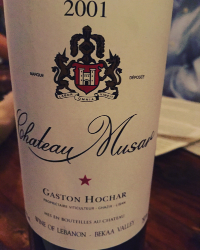 Chateau Musar 2001